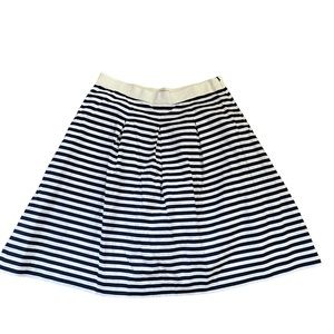 LOFT skirt.  VGUC. Blue and white striped. SIZE 12